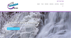 Desktop Screenshot of carmanfamilydentistry.com